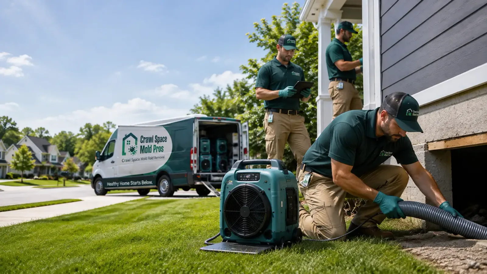 Crawl Space Mold Removal in Hamilton, IA